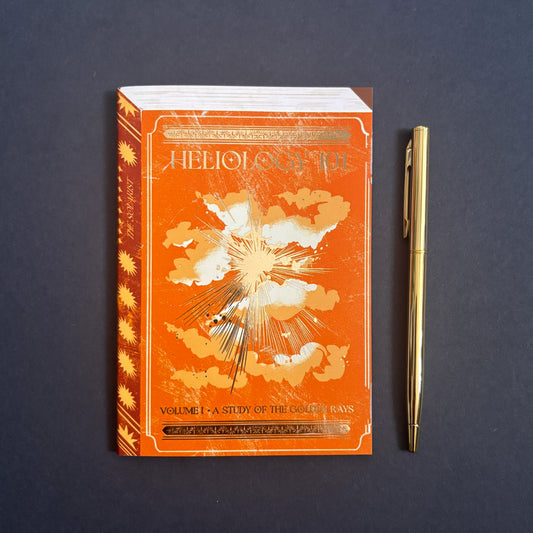 Heliology 101 Foiled A6 Lined Notebook