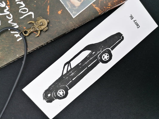 Supernatural Inpired Handprinted Bookmark