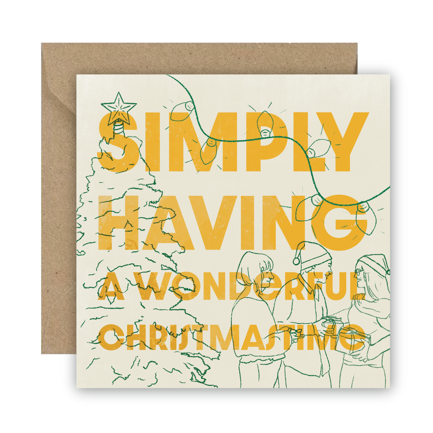 Wonderful Christmastime Greeting Card