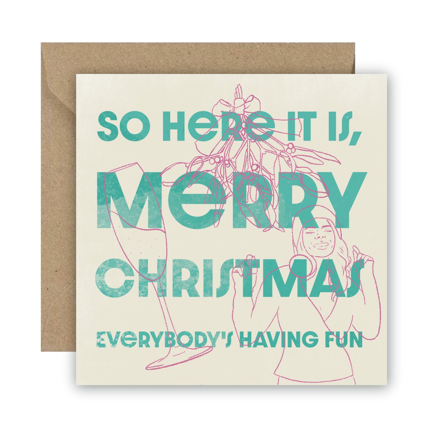 Merry Christmas Greeting Card