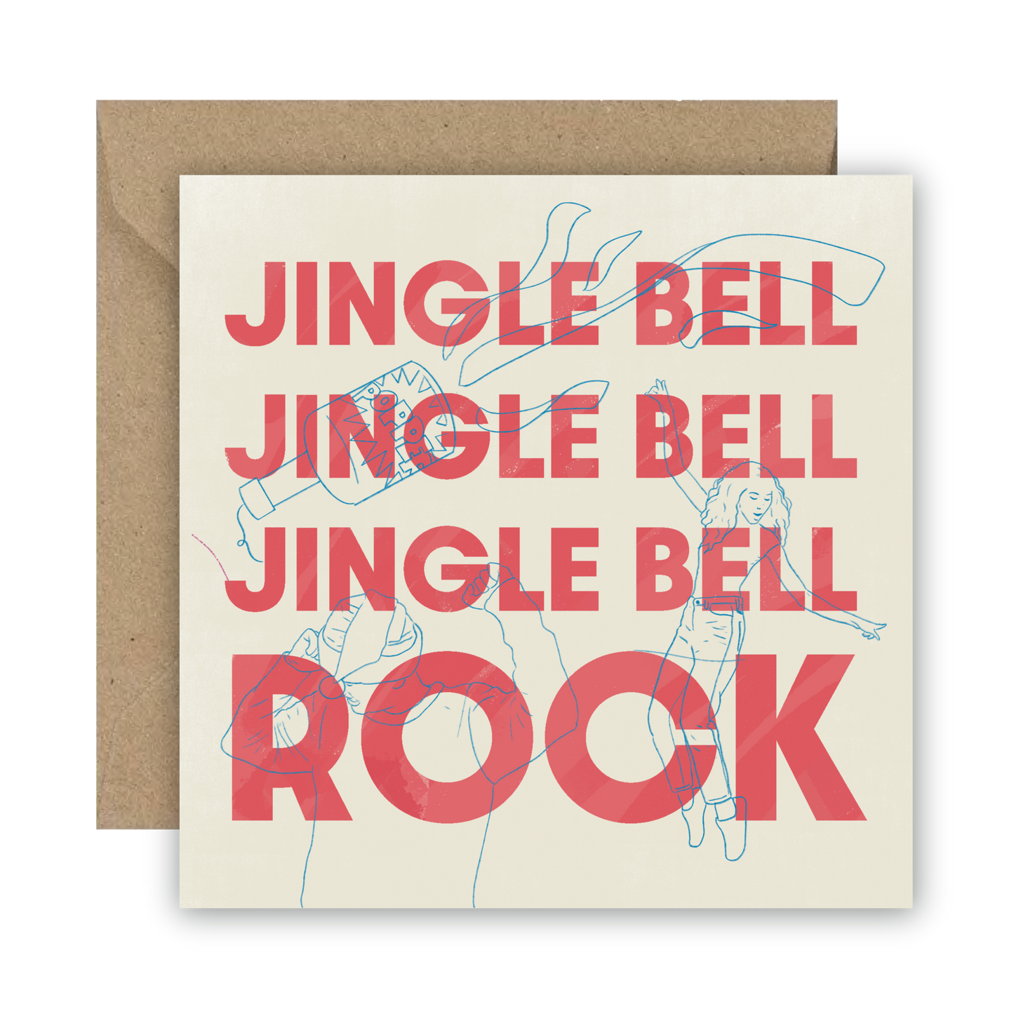 Jingle Bell Rock Greeting Card