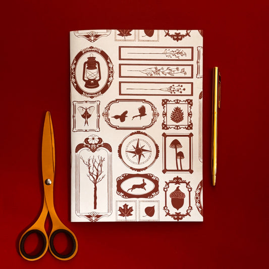 A5 Exploration Frames Lined Notebook