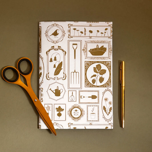A5 Gardening Frames Lined Notebook