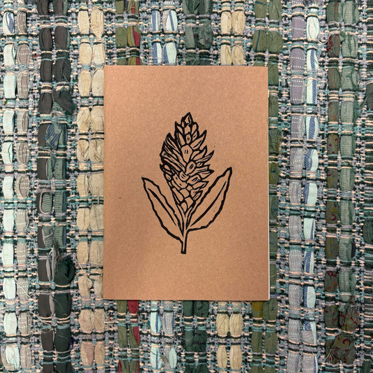 Flower Handprinted Notebook