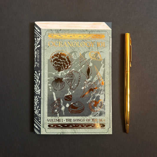 Oceanology 101 Foiled A6 Lined Notebook