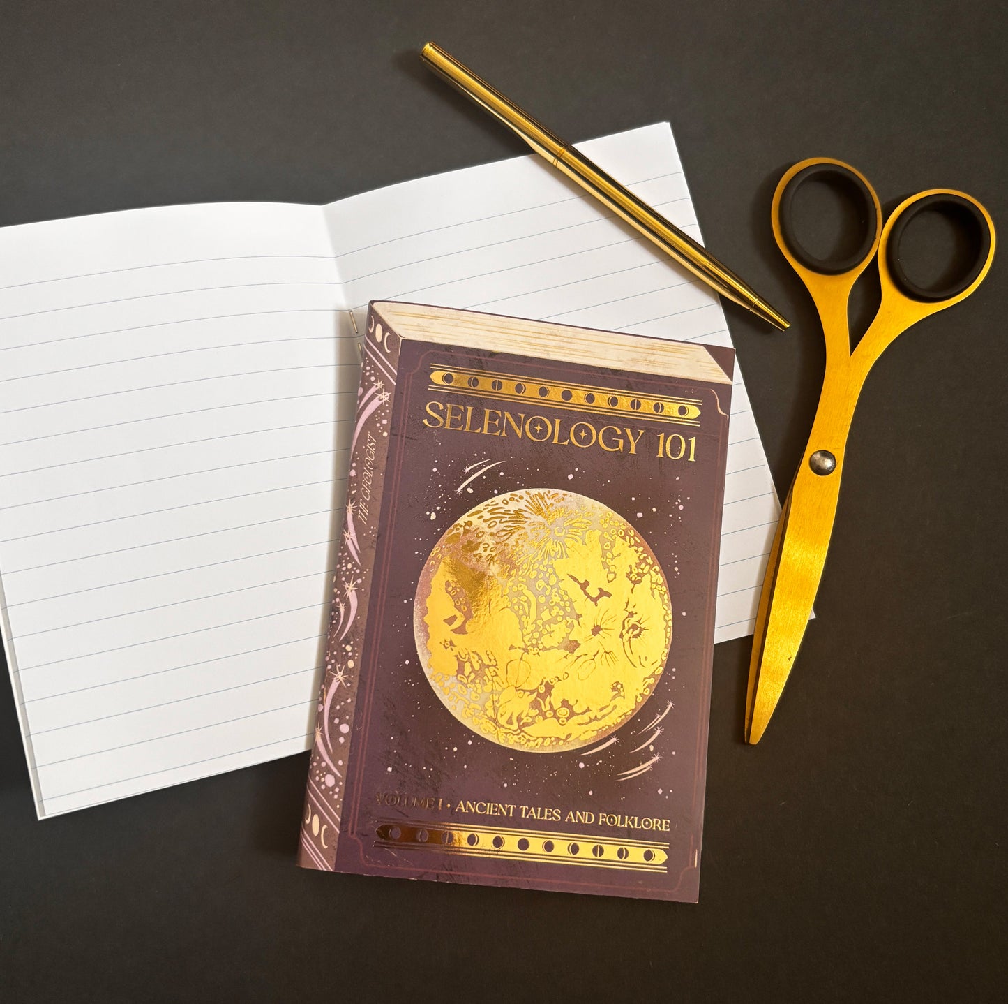 Selenology 101 Foiled A6 Lined Notebook