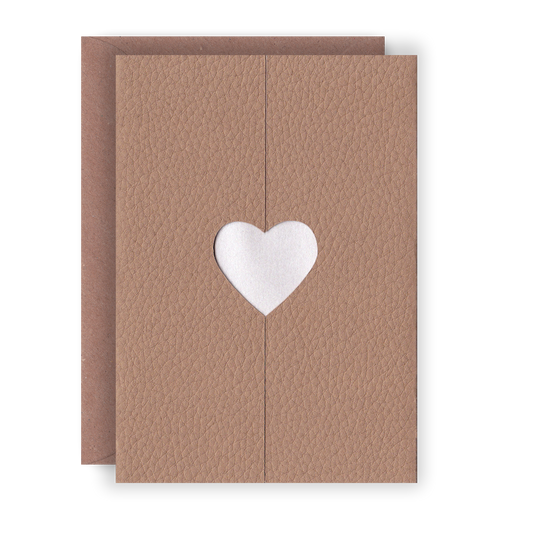 Camel Heart - Paper Cut Greeting Card