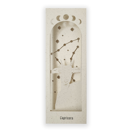 Capricorn zodiac 3D Bookmark