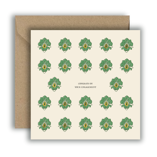 Congrats on your Engagement Foiled Greeting Card