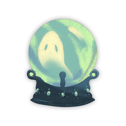 Crystal Ball Glossy Sticker