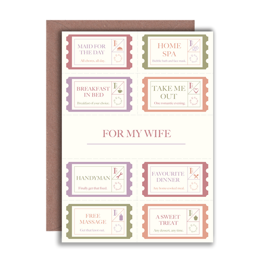 For my Wife Voucher Card