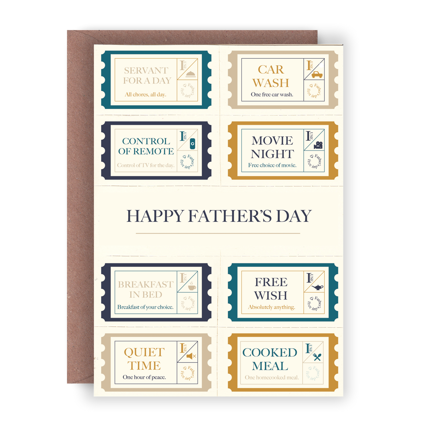 Father's Day Voucher Card