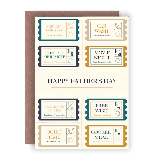 Father's Day Voucher Card