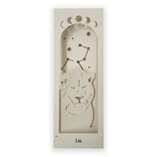 Leo zodiac 3D Bookmark