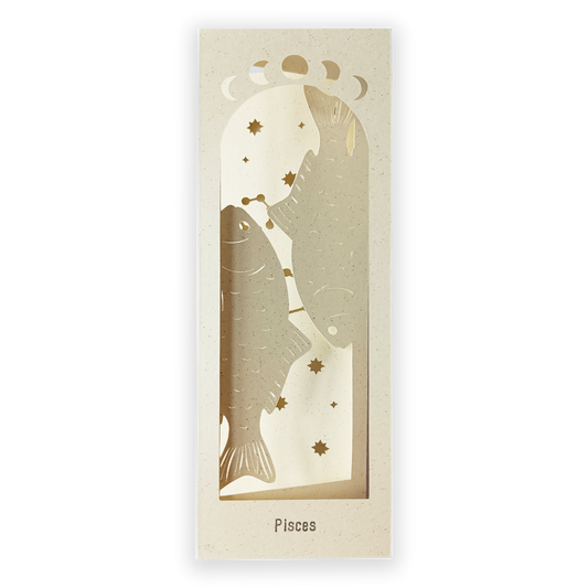 Pisces zodiac 3D Bookmark