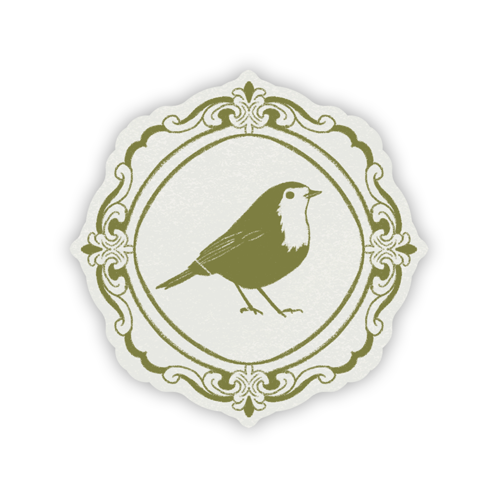 Robin Glossy Sticker