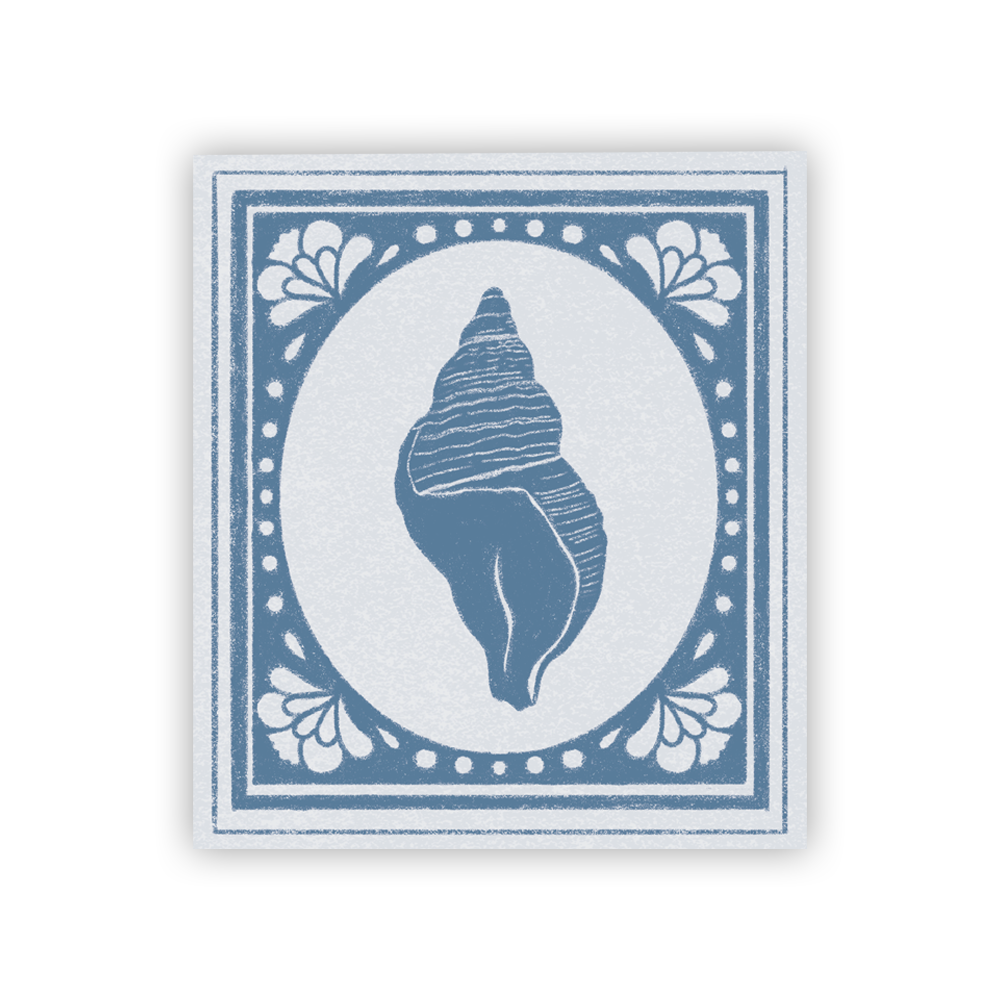 Shell Glossy Sticker