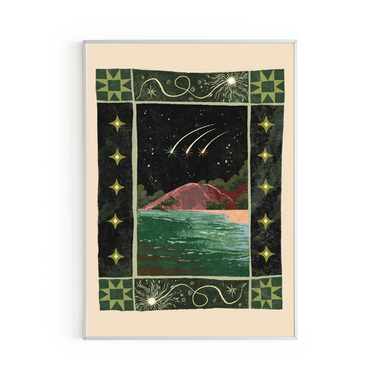 Star Quilt Poster