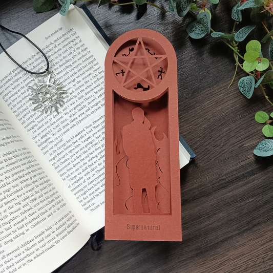 Supernatural Crowley 3D Bookmark