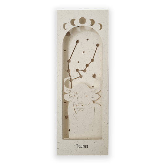 Taurus zodiac 3D Bookmark