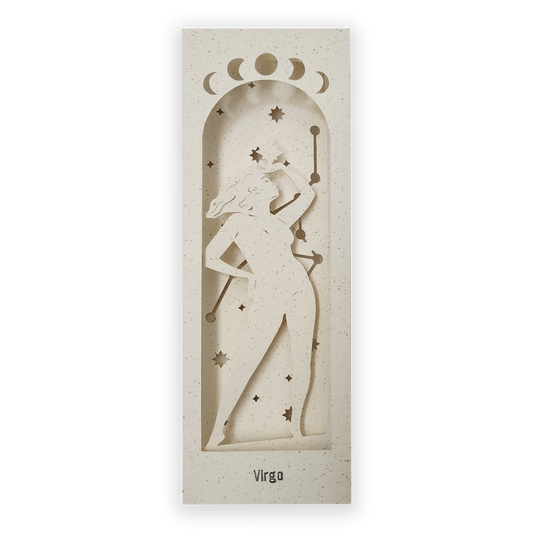 Virgo zodiac 3D Bookmark