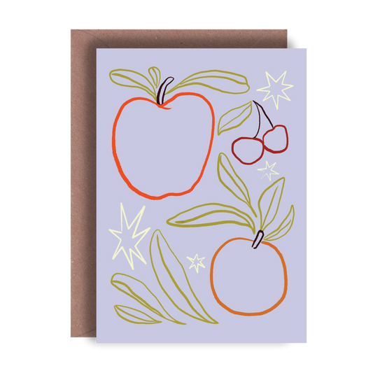 Fruit Illustration Greeting Card