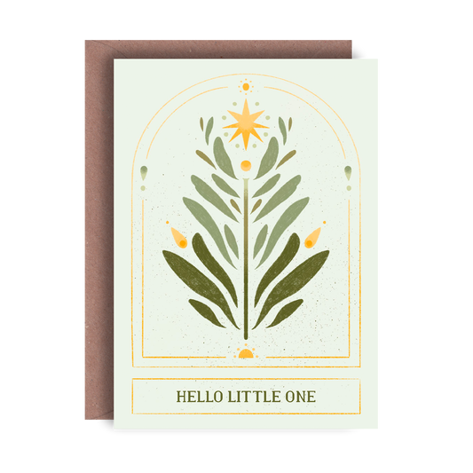 Hello Little One Greeting Card