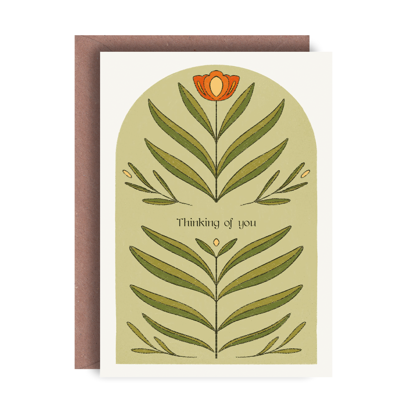 Thinking of You - Flower Greeting Card