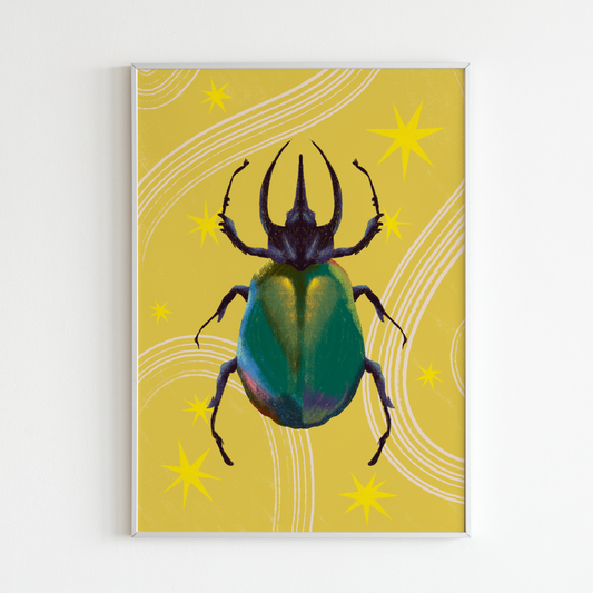Beetle A4 Poster