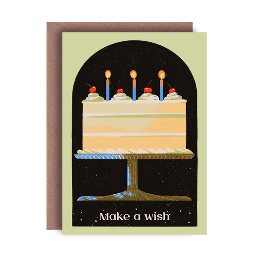 Birthday Cake Greeting Card