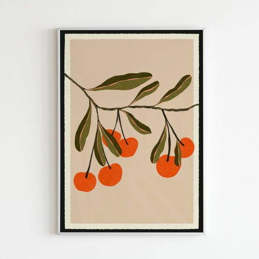 Cherries A4 Poster