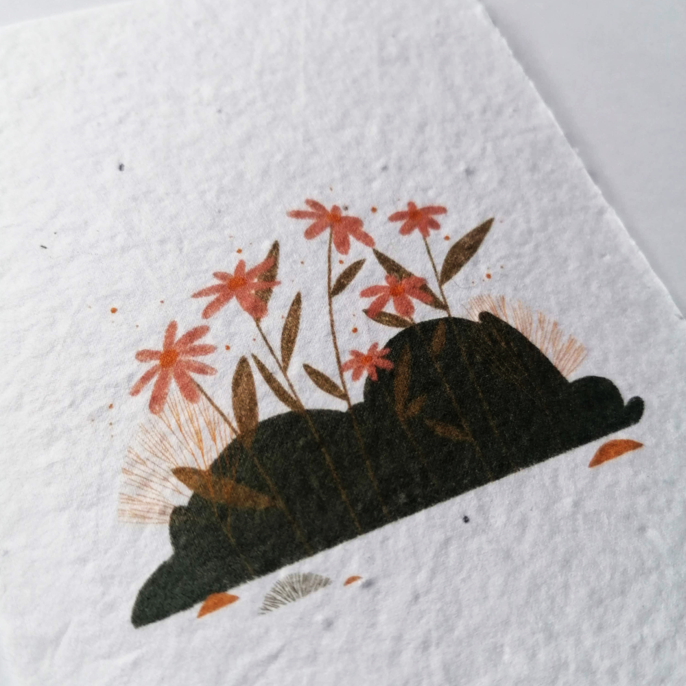 Floral Plantable Greeting Card