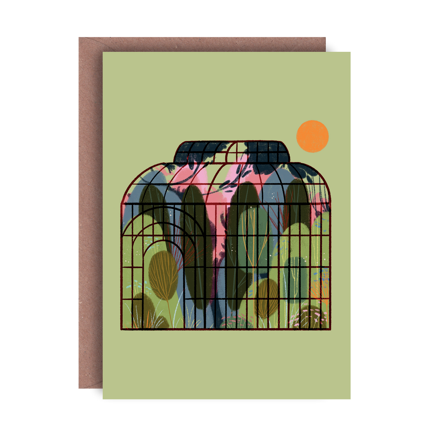 Greenhouse Greeting Card