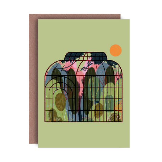 Greenhouse Greeting Card