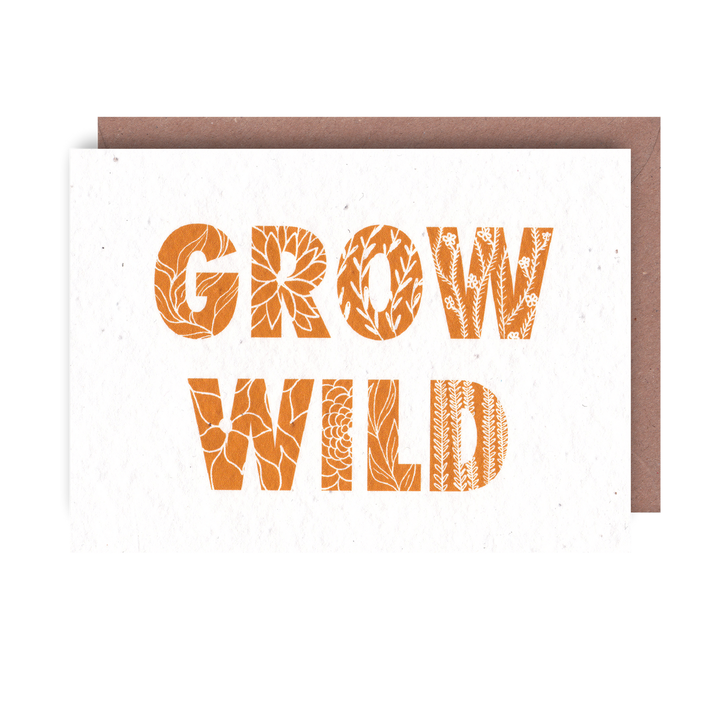 Grow Wild Plantable Greeting Card