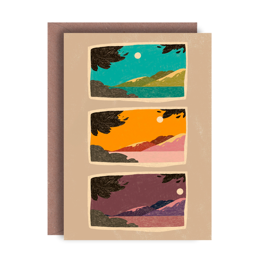 Island Phases Greeting Card