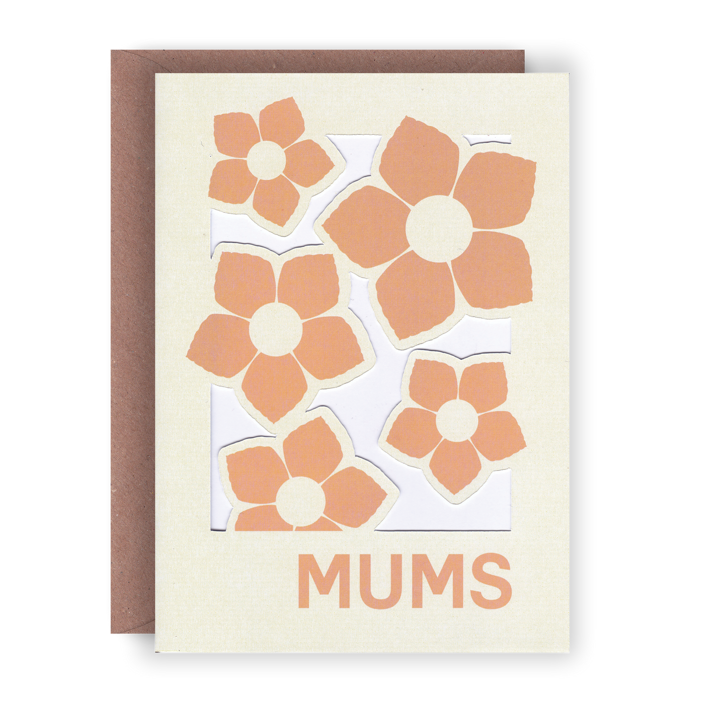 Mums - Paper Cut Greeting Card