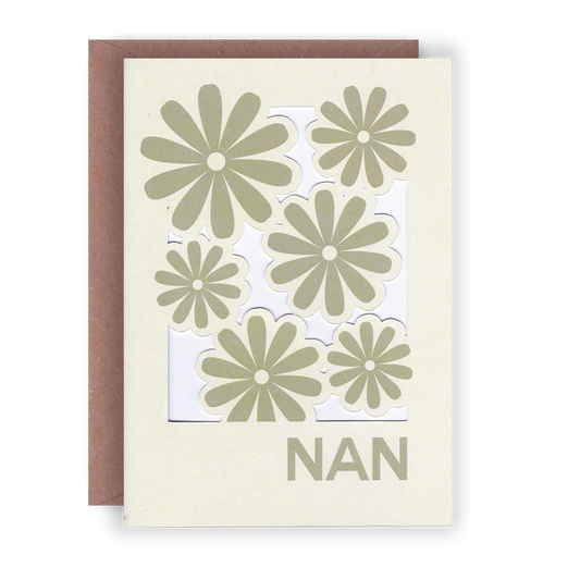 Nan - Paper Cut Greeting Card
