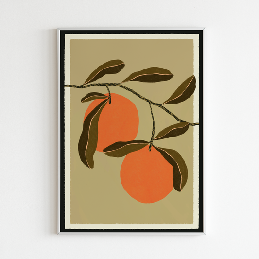 Oranges A4 Poster
