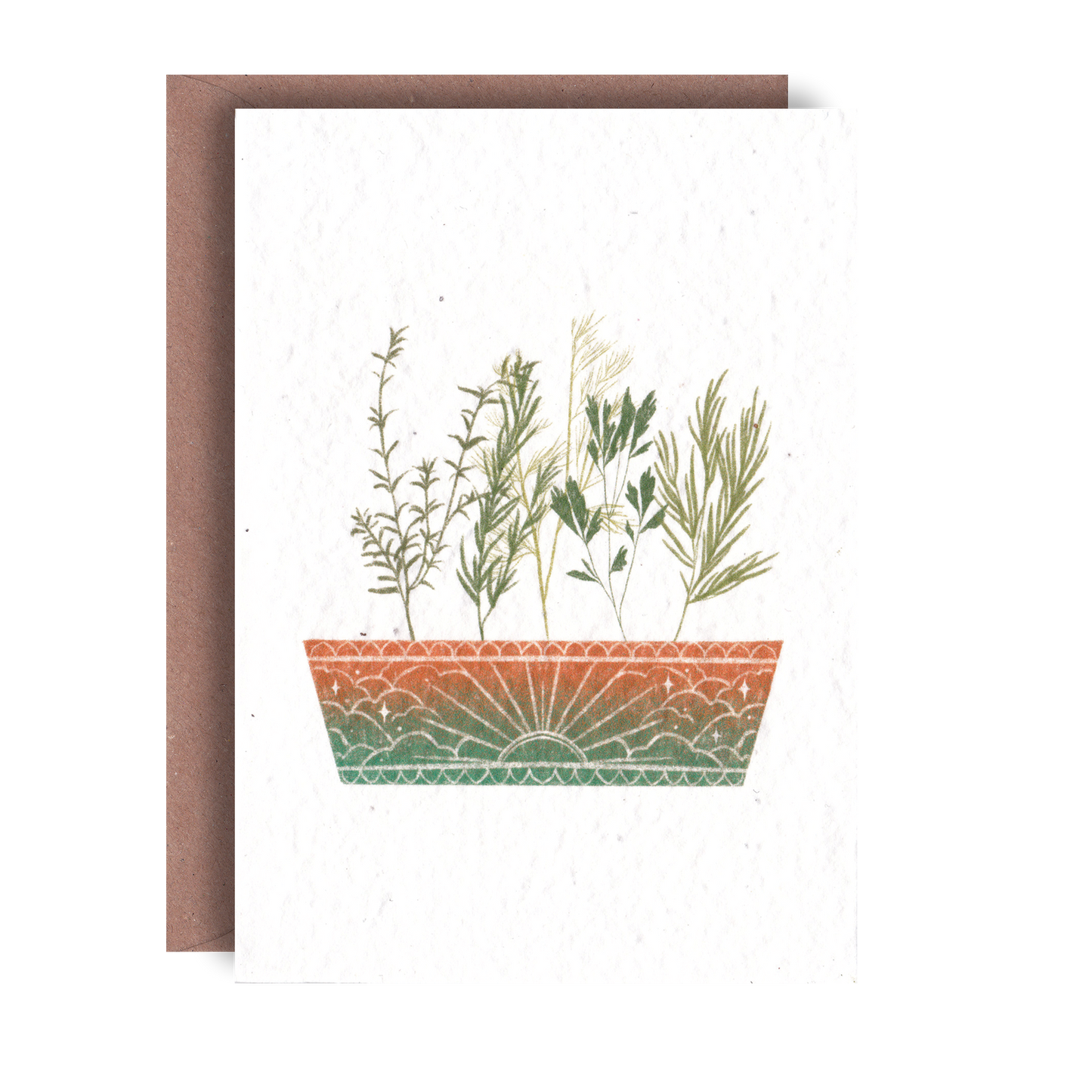 Potted Plants Plantable Greeting Card