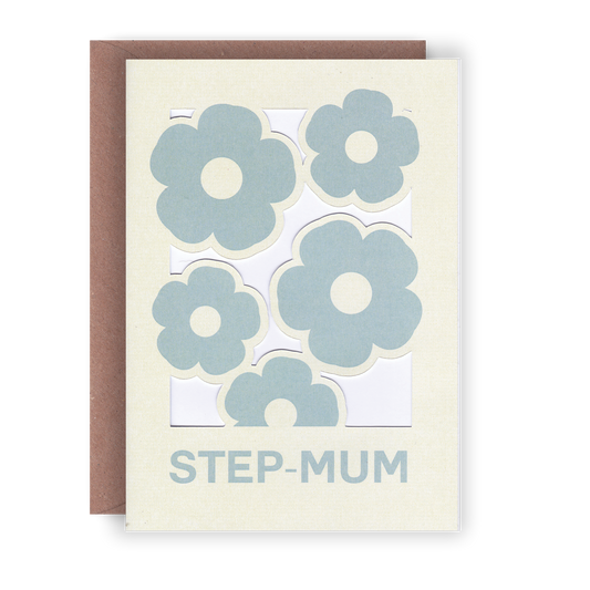 Step Mum - Paper Cut Greeting Card