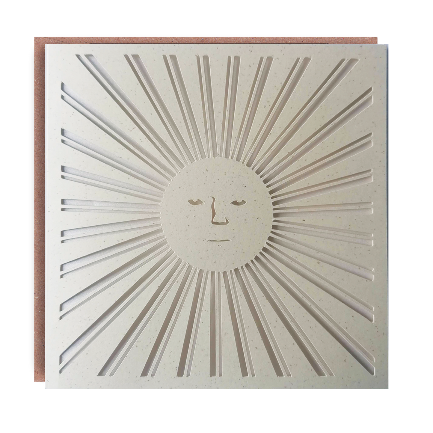 The Sun King - Paper Cut Greeting Card