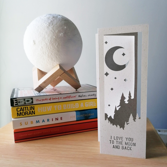 To the Moon and Back 3D Bookmark